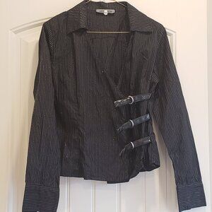 Black and white strip Jus De Pom Shirt